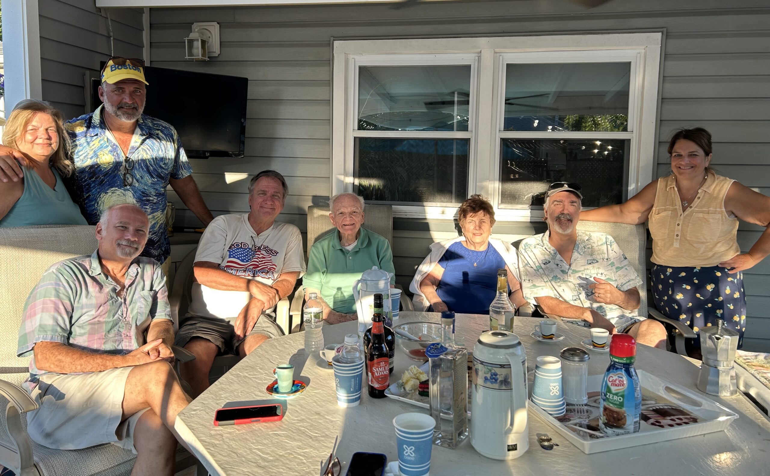 Catching up with old family friends Catching up with old family friends